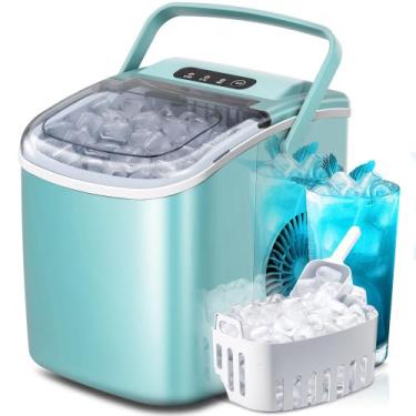 Imagem de Máquina de Gelo Portátil Crzoe - 12kg/24h - Autolimpante com Cesta, 11