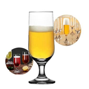 Imagem de Taça para Cerveja Chopp Vidro Bar Pub Restaurante Bebida Cervejaria Ed