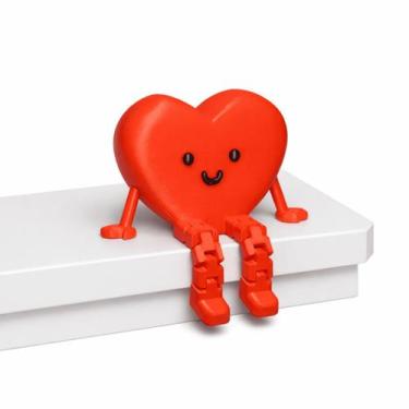 Imagem de Coração Articulado Lembrança Dia Namorados Presente Amor - TEMTEC