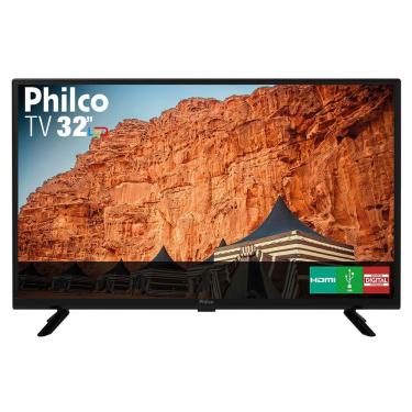 Imagem de TV Philco PTV32G50D LED HD 32 Pol Receptor Digital Integrado Função Futebol 2 HDMI Preto Bivolt