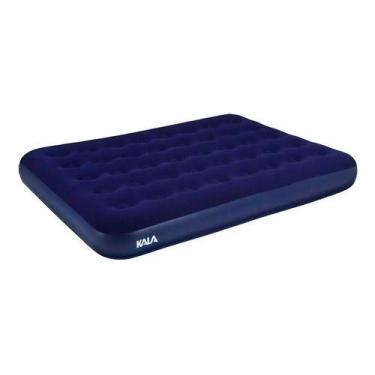 Imagem de Colchão Inflável Casal 191x137x22cm Azul KALA