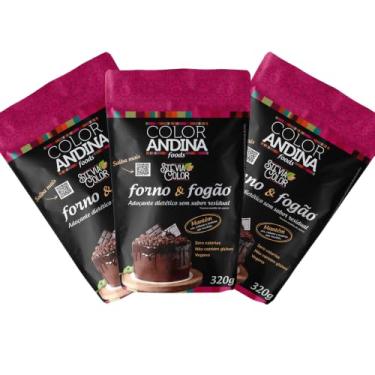 Imagem de Adoçante Stévia Culinário | Color Andina | Forno E Fogão 320g – 3 potes