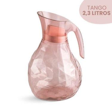 Imagem de Jarra Translúcida Suco Água Chá com Tampa Tango Valsa Axé Transparente