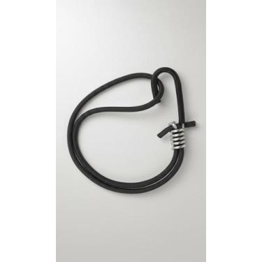 Imagem de 50 Extensor Elástico 30cm C/ Gancho Ferro Zincado Preto - Congratulati