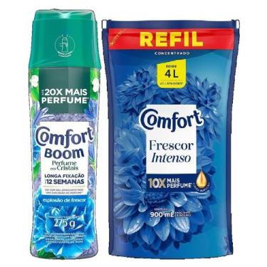 Imagem de Amaciante Comfort Frescor Intensa Doy Pack 900ML + Comfort Boom Perfum