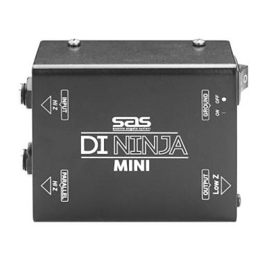 Imagem de Direct Box Passivo DI Ninja Mini 1 Canal SAS Santo Angelo Com Chave Gr