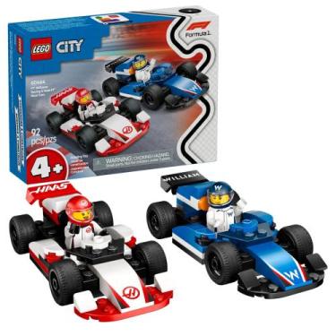 Imagem de Lego City Carros Da Williams Racing & Haas F1 - 60464