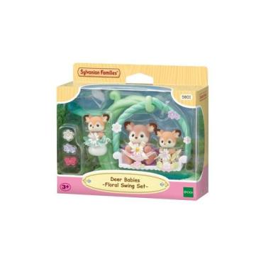 Imagem de Sylvanian Families Bebês Cervos Conjunto Balanço Floral Epoch 5801