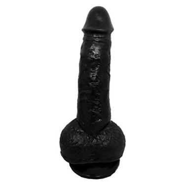 Imagem de Prazer&Cia BR Prótese Pênis Real 8C Black 20 6 X 4 2 Cm Aproximado R8Csvbl Black