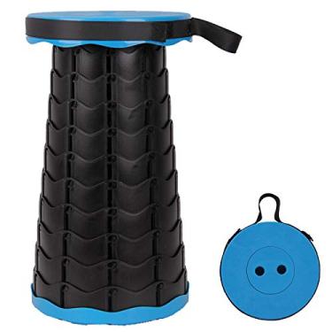 Imagem de Banco de acampamento dobrável dobrável Ksamor - banco dobrável portátil dobrável banquinho de jardim dobrável banco simples acampamento banco de pesca banquinho telescópio banquinho para piquenique e churrasco