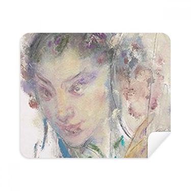 Imagem de Chinesa Opera XJJ Pano de limpeza de pintura a óleo Limpador de tela 2 peças Tecido de camurça