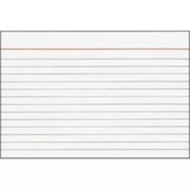 Imagem de Pacote com 100 Ficha pautada 3x5 N.1 Tilibra