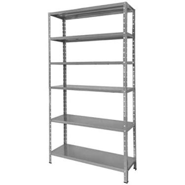 Imagem de Estante De Aço Multi-uso 30cm 6 Prateleiras Supreme Cinza