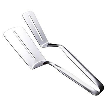 Imagem de FUYTERY clipe de bife multifuncional de aço inoxidável espátula de cozinha ferramenta de cozimento