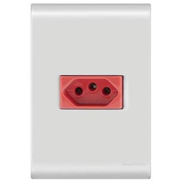 Imagem de Conjunto 1 Tomada 20A Vermelho - Tramontina Liz - 57170015