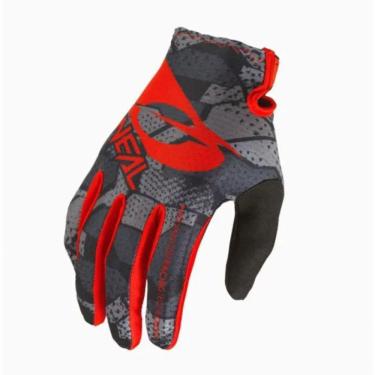 Imagem de Luva Oneal Matrix Camo Preto/vermelho Tamanho: Gg