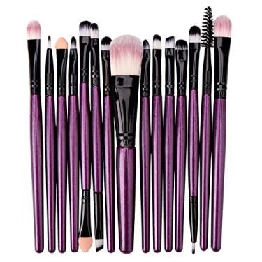 Imagem de 6 peças-20 peças conjunto de pincéis de maquiagem cosméticos para ferramentas de maquiagem para rosto feminino beleza profissional base blush sombra, t11, china