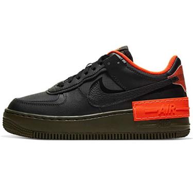 Imagem de Nike Feminino Af1 Shadow Se Cq3317-001, Black/Black-hyper Crimson-cargo Khaki, 6