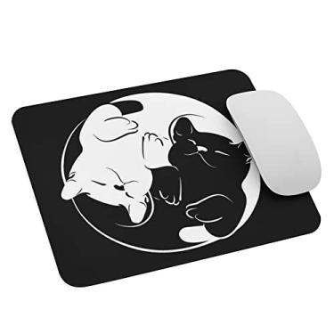 Imagem de Mouse pad imagem gatos em preto e branco - 19x23cm