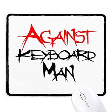 Imagem de Tapete de borracha para jogos com borda costurada contra o teclado