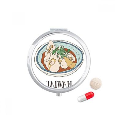 Imagem de Porta-comprimidos para viagem de Taiwan com compartimento para remédios e macarrão para alimentos