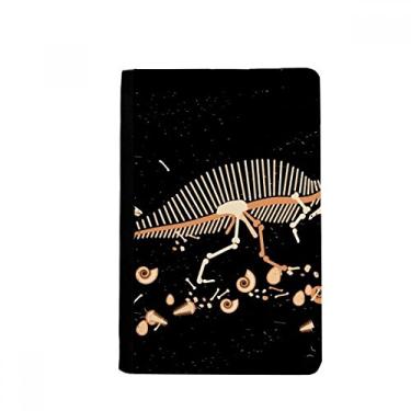 Imagem de Porta-passaporte com ossos de grama de dinossauro, porta-cartões Notecase Burse