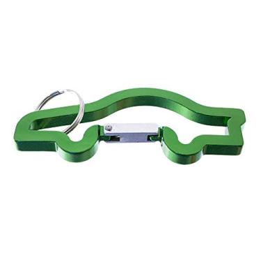 Imagem de West Coast Paracord Carro Metal Primavera Chaveiro Mosquetão com Anel Dividido (Verde, 1 Pacote)