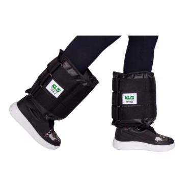 Imagem de Par de Caneleira Academia Profissional Lona Com Ajuste 10 Kg-Unissex