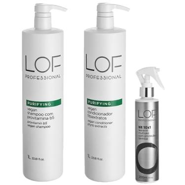 Imagem de Kit LOF Purifying Shampoo + Condicionador 1L + Hit 10x1
