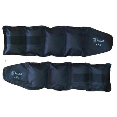 Imagem de Par de Tornozeleira Caneleira de 4KG Profissional Reforçada