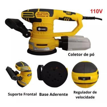 Imagem de Lixadeira Roto Orbital C/ Suporte 450W - CHARBS