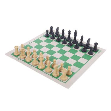 Imagem de XADREZ JAEHRIG C/TABULEIRO VINIL PROFISSIONAL REI 10cm REF002