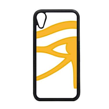 Imagem de Capa para iPhone XR com estampa de olhos do antigo Egito para proteção de telefone Apple