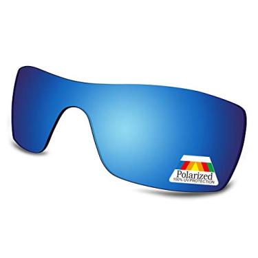 Imagem de Bwake Lentes de reposição para óculos de sol Oakley Turbine Rotor OO9307 - Azul gelo polarizado