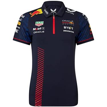 Imagem de Camisa polo feminina Red Bull Racing F1 2023, Céu noturno, P
