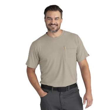 Imagem de Red Kap Camiseta masculina de manga curta com bolso, Arena, M