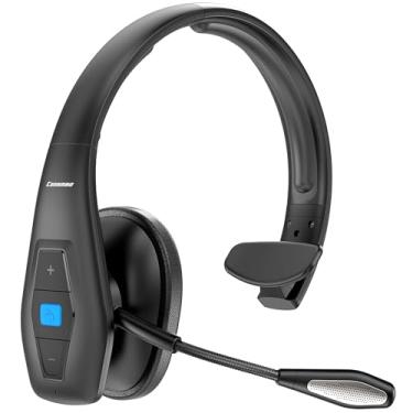 Imagem de Fone de ouvido Bluetooth com cancelamento de ruído V5.1, 35 horas HD Talktime CVC8.0 Dual Mic viva-voz, fones de ouvido Bluetooth com botão de mudo para telefones celulares, negócios, escritório, caminhoneiro