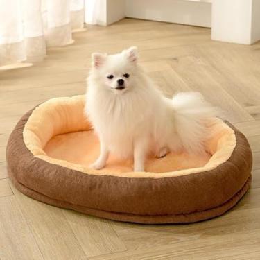 Imagem de QIYANER Cama pet,Tapetes para animais de estimação de quatro estações, Macia e Confortável canis para gatos, tapetes quentes de inverno para cães, canis para animais de estimação 60 * 45CM,L