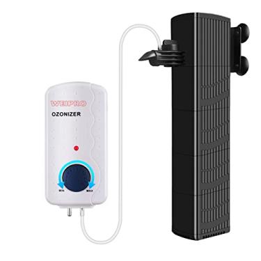 Imagem de Weipro Filtro de aquário e gerador de ozônio para aquário TCE2000, adequado para aquário de peixes de 40-70 galões.