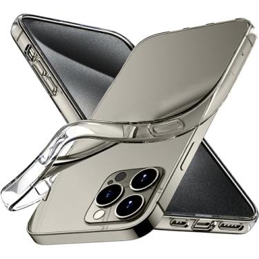 Imagem de Capa de telefone transparente para iphone 15 14 11 pro max 13 12 mini 7 8 plus tpu macio capa traseira acessórios de proteção claros, para iphone xs max