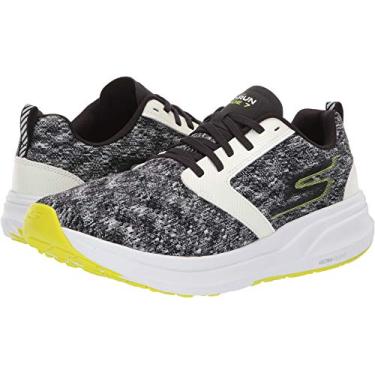 Imagem de Skechers calçado feminino GOrun Ride 7 Nite Owl de alta visibilidade, White/Black, 5