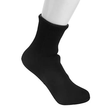 Imagem de Meias Adultas para Esportes Aquáticos de 3 Mm, Meias de Neoprene de Secagem Rápida para Mergulho Com Snorkel e Cilindro (S)