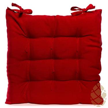 Imagem de Artesanal Teares, Assento Futton Liso Oxford 0.4 X 0.40, Vermelho