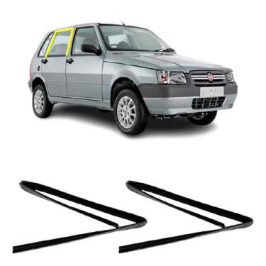 Imagem de Jogo Borracha Canaleta Traseira Uno Premio Elba 4 Portas - Disk Bor