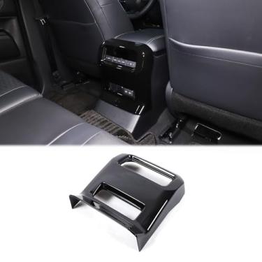 Imagem de Acabamento da tampa da moldura de ventilação de ar condicionado traseiro compatível com Toyota Land Cruiser Prado 250 J250 LC250 2024 2025 acessórios, capa protetora de ventilação de ar condicionado