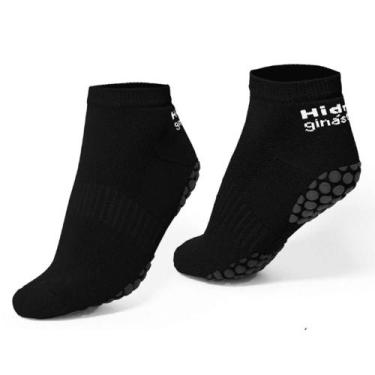 Imagem de Meia Selene Cano Curto Hidroginástica Feminina 4010.001, Preto, 34-39