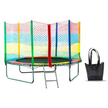 Imagem de Cama Elástica Pula Pula 2,44 - Suporta 270Kg Alta resistência - Rede c