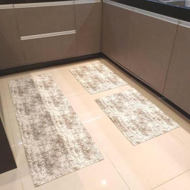 Imagem de Kit Trio Passadeira Cozinha Antiderrapante - CASADECOR
