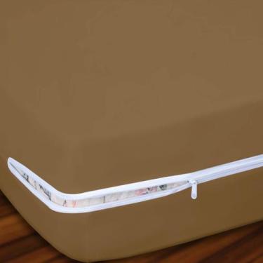 Imagem de KIT 2 CAPAS PARA COLCHÃO SOLTEIRO 100% ALGODÃO 88 x 188 x 20 cm - SUL 