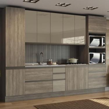 Imagem de Cozinha Completa Planejada 3,20mt 07 peças Linha Maxxi CJ14-105 Kappes